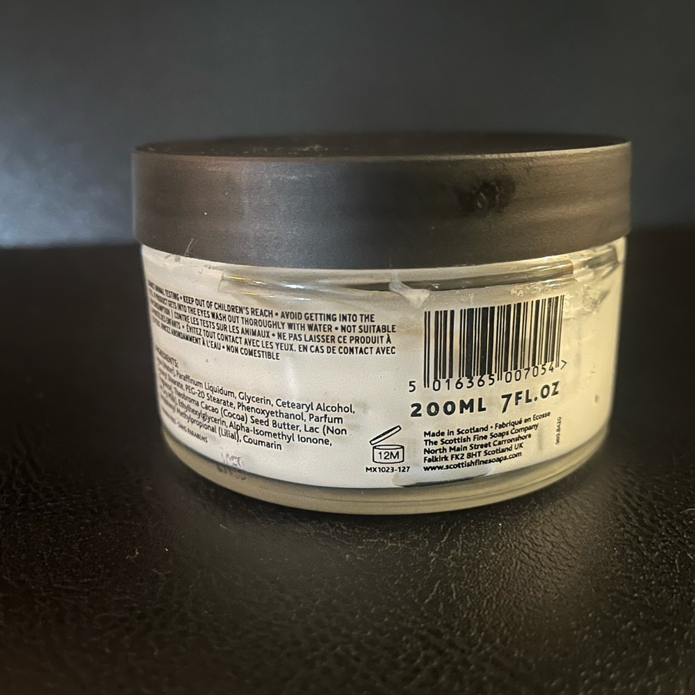 Scottish Fine Soaps Body Butter, 7oz - Picture 3 of 4